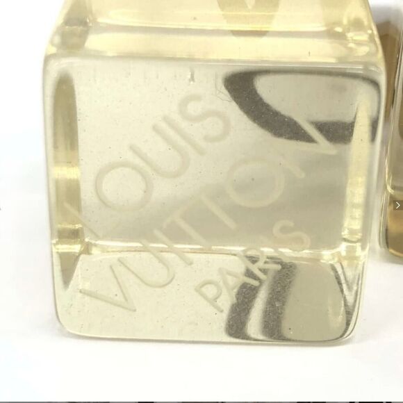 Louis Vuitton Hair Cube Set – 2 Pairs Brown & Clear - Picture 3 of 7
